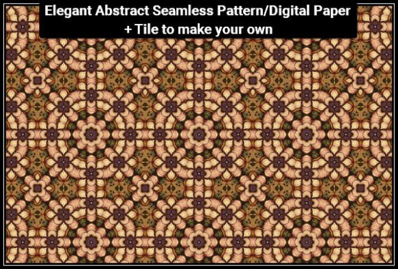 Download Elegant Seamless Pattern &amp; Tile #005 - Premium Bundle