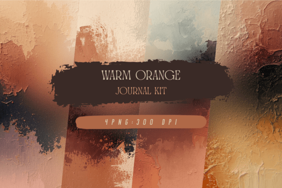 Download Warm Orange Journal Kit, Wallpaper - Orange Collection
