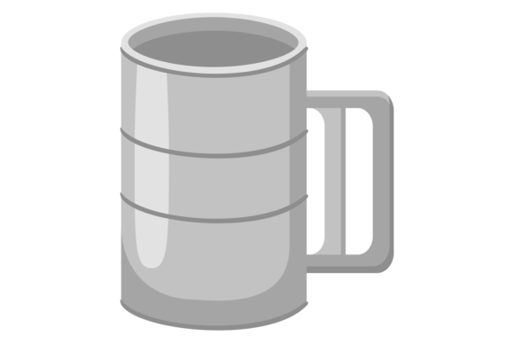 Download Sifting Cup for Flour. Baking Ingredient - Ingredient Collection