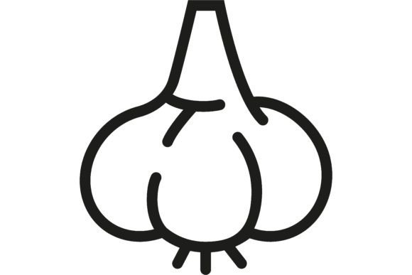 Download Garlic Line Icon. Spicy Meal, Ingredient - Ingredient Collection